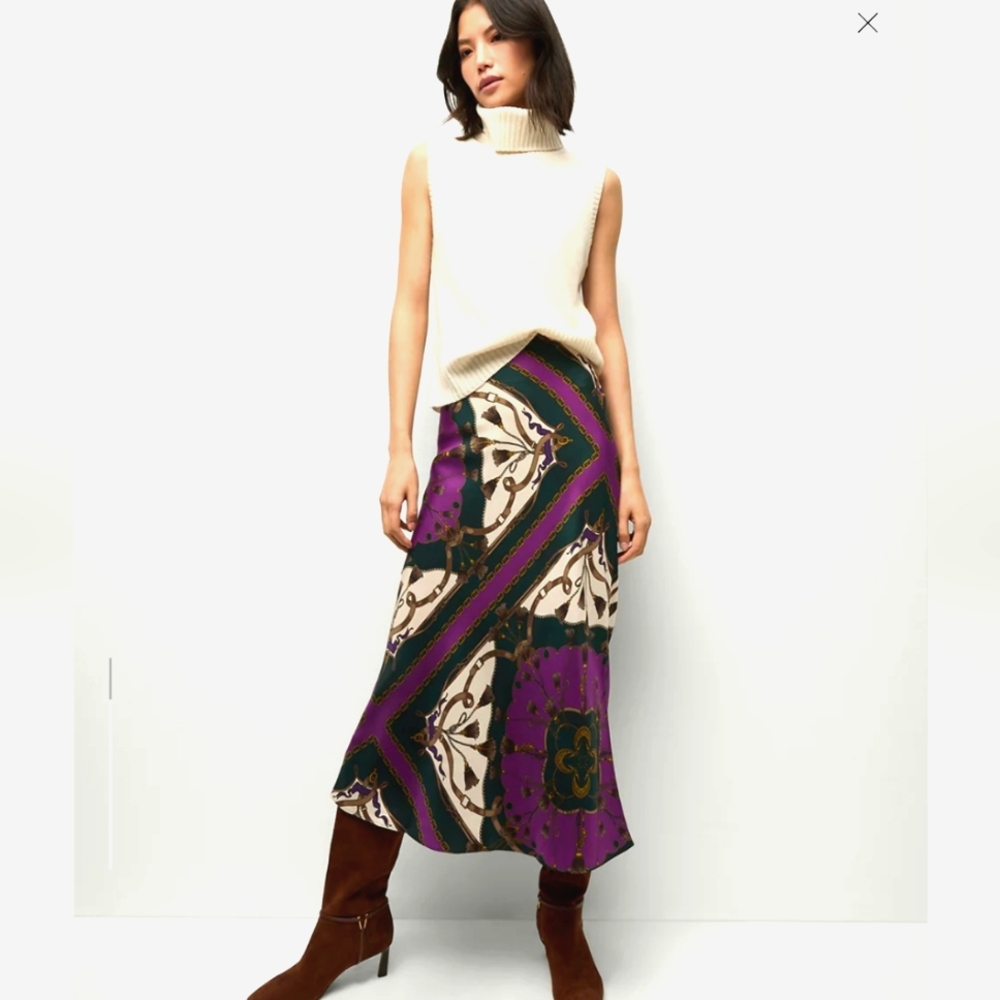 NWT Veronica Beard Clover Skirt
